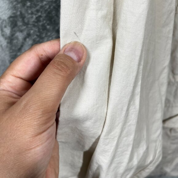 VTG J.Crew Oarsman Field Jacket Medium Beige Hooded Cotton Nylon Utility - Picture 8 of 11